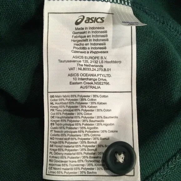 Asics South Africa Rugby Springboks Polo M/L read - Picture 5 of 5